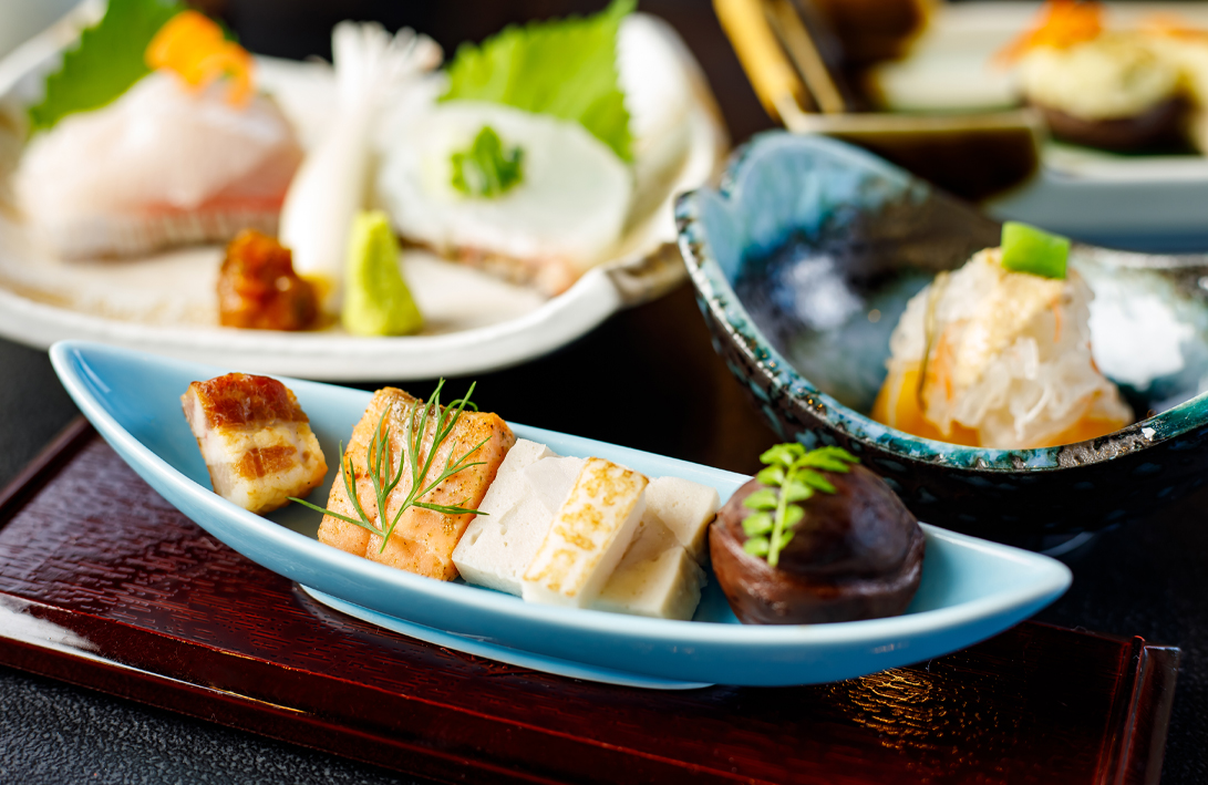 富嶽はなぶさの会席コース