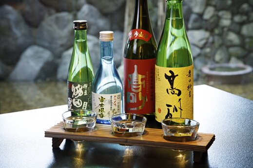 日本酒飲み比べ